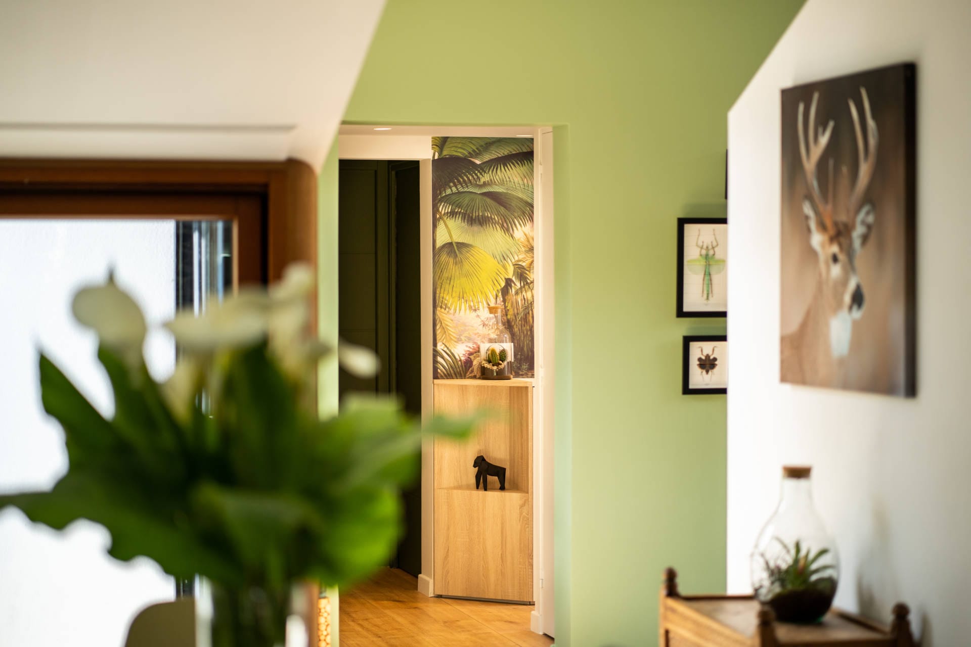 vestiaire d'entrée avec agencement, par l'Agence Bérénice Alandi, Architecte d'intérieur en Finistère Sud 29